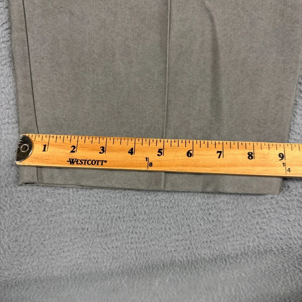 Dockers Pants Mens 38x30 Gray Brown Pleated Relaxed Cuffed Tencel Blend Dress